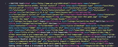 Extensão Minimise Code para Brackets