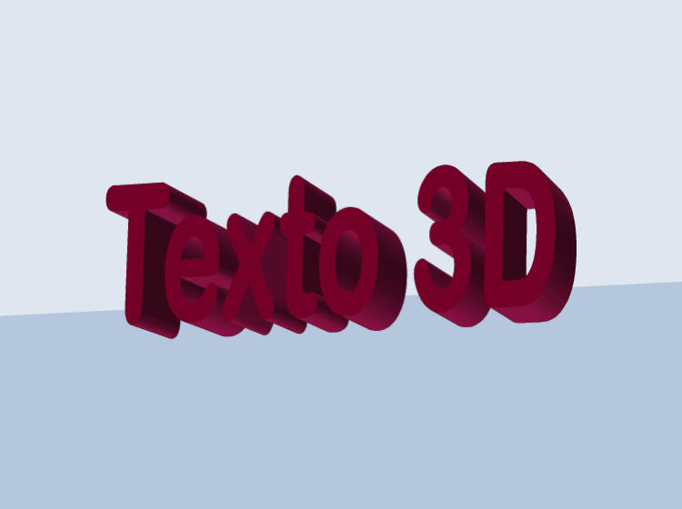 Texto 3D no LibreOffice Draw