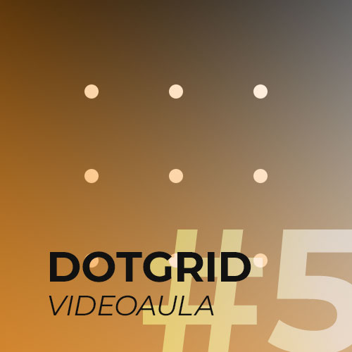 Videoaula sobre como exportar ícones no Dotgrid