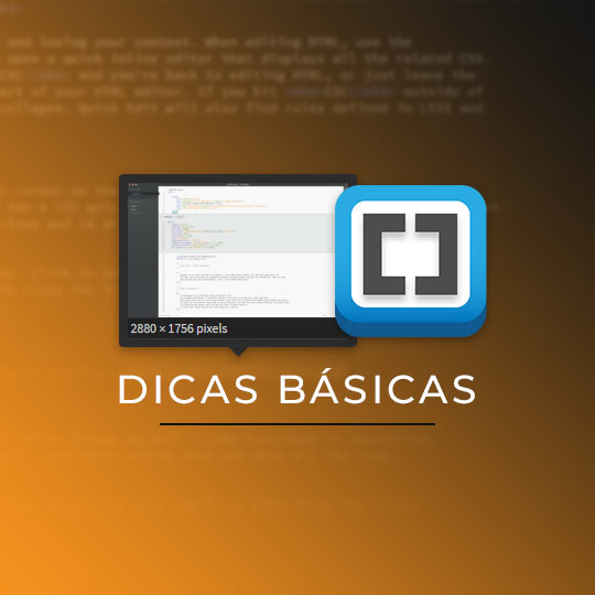 Dicas básicas sobre o Brackets